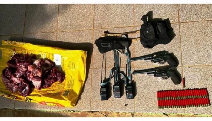 Polícia Ambiental prende três homens por caça ilegal e porte de armas em Candói e Rio Bonito